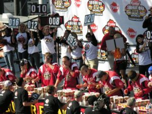 Why the Krystal Square Off Hamburger Eating Contest Rivals Nathan's Hot Dog Contest