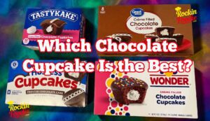 Best store bought chocolate cupcakes taste test comparison featuring Hostess, Walmart Great Value, Tastykake, and Wonder brands