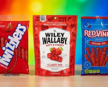 Best Red Licorice Ranked Twizzlers vs Red Vines vs Wiley Wallaby Taste Test