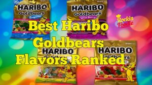 Haribo Goldbears flavors taste test comparing original wild berry tropical and sour
