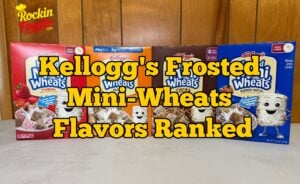 Kellogg’s Frosted Mini Wheats flavors ranked from best to worst including original chocolate blueberry and strawberry