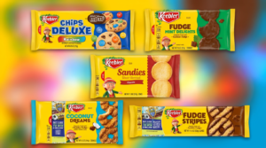 Multiple Keebler cookie flavors lined up during a RockinFoodie taste test ranking