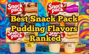 Snack Pack pudding cups ranked from worst to best including chocolate, banana cream pie, chocolate vanilla swirl, and tapioca