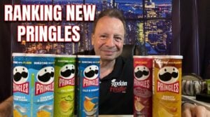 Several Pringles flavors ranked during a RockinFoodie taste test