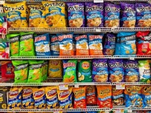 Assorted potato chips and snack chips featured in RockinFoodie's taste tests and rankings.