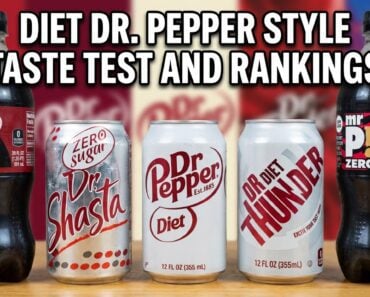 The Search for the Best Diet Dr. Pepper Style Soda